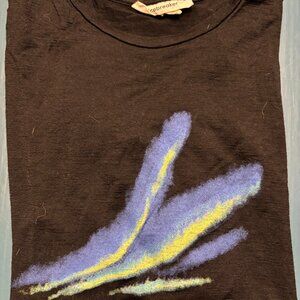 Icebreaker Tech Lite T-Shirt - Black Aurora print